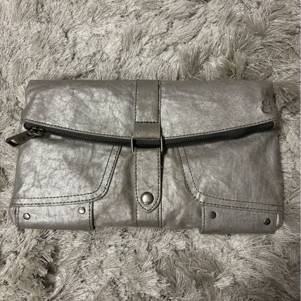 Matt & Nat Silver Clutch